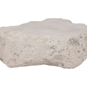Cast Boulder Coffee Table, Roman Stone, SM