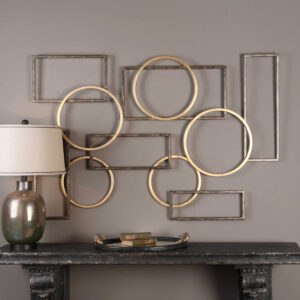ELIAS BRONZE AND GOLD WALL ART